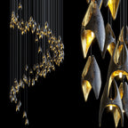 White Bird Orbit Chandelier