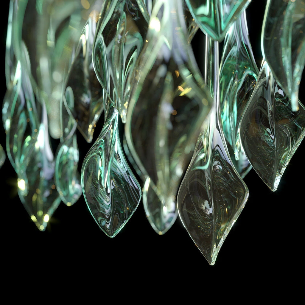 Crystal Drop Rain Chandelier