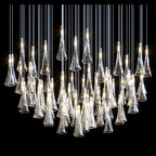 Crystal Cone Cluster Chandelier