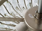 Signed Camer Eight-Tier Glass Prism Chandelier, 1960s, Italia