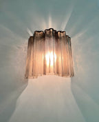 Murano Wall Lamp | 5 Smoked Tube Glass | Set of 2