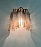 Murano Wall Lamp | 5 Smoked Tube Glass | Set of 2