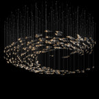 Smoke Glass Current Chandelier