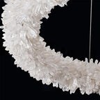 Round Luxury Rock Crystal Chandelier 32" D by Bling Lighting Studio