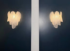 Murano Wall Lamp | 6 Clear Rondini Glass | Set of 2