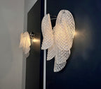 Murano Wall Lamp | 6 Clear Rondini Glass | Set of 2