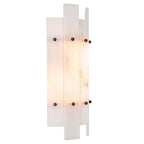 Simona Alabaster Wall Lamp Ruby