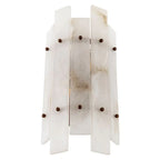 Simona Alabaster Wall Lamp Ruby