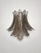 Murano Wall Lamp | 10 Smoked Felci Glass | Set of 2