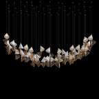 Ivory Cone Garland Chandelier