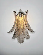 Murano Wall Lamp | 6 Smoked Felci Glass | Set of 2