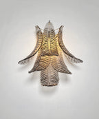 Murano Wall Lamp | 6 Smoked Felci Glass | Set of 2