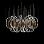 Crystal Ring Rain Chandelier