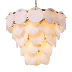 Clementina Alabaster Chandelier 26"