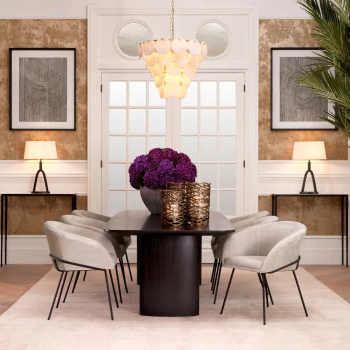 Clementina Alabaster Chandelier 26"