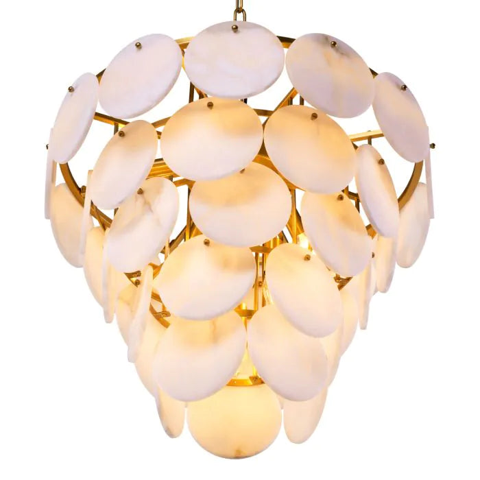 Clementina Alabaster Chandelier 26"