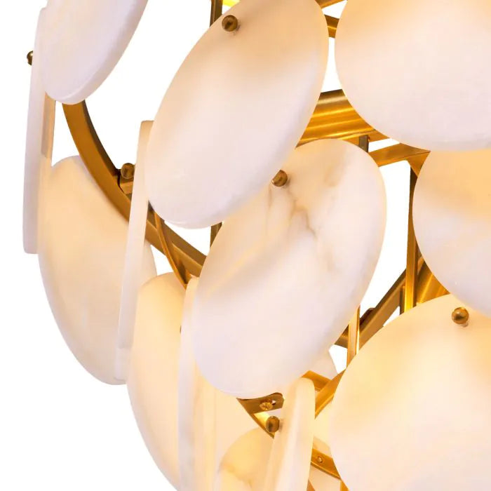 Clementina Alabaster Chandelier 26"