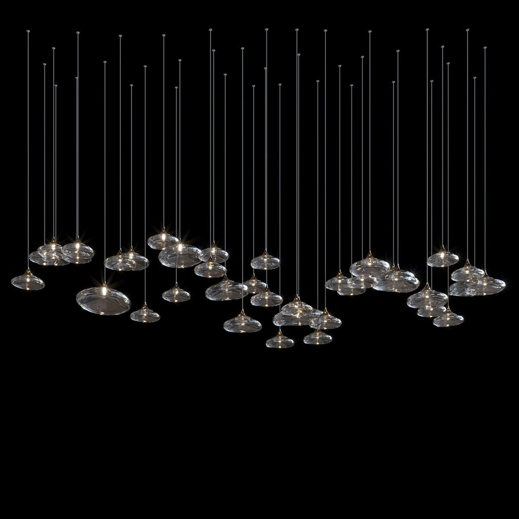 Smoke Saucer Drift Chandelier