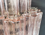 Murano Wall Lamp | 18 Pink Prism Glass | Set of 2