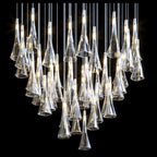 Crystal Cone Cluster Chandelier