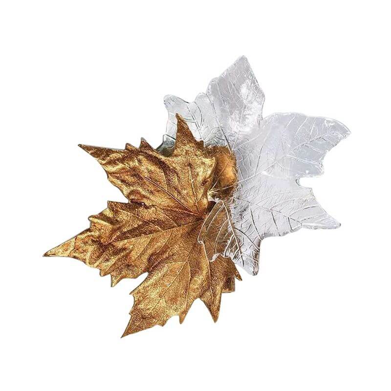 Leaf-shaped Crystal Branch Wall Light by Bling Lighting Studio