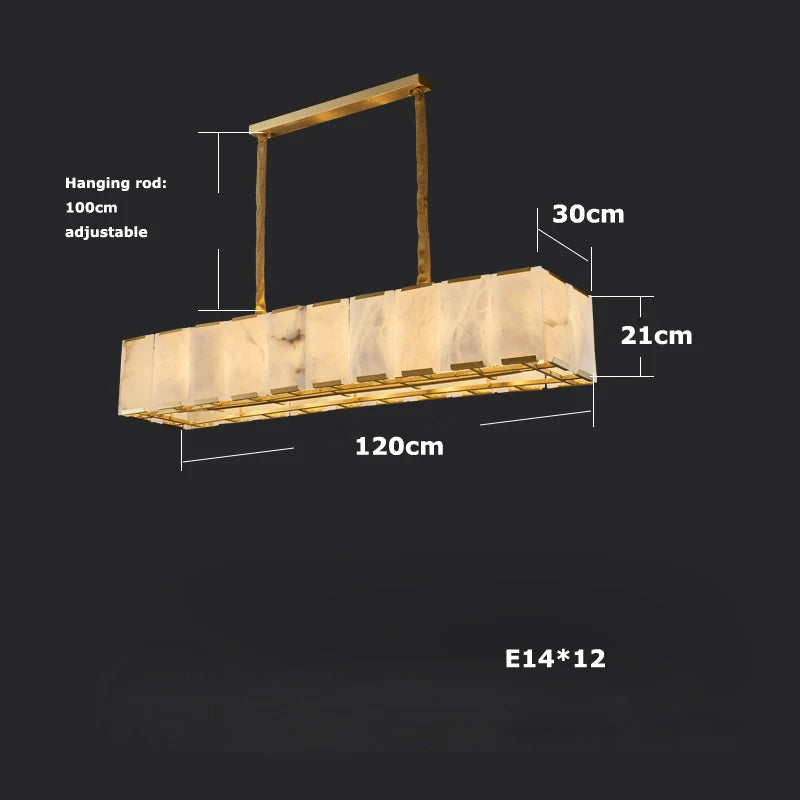Solaro Natural Alabaster Chandelier product image