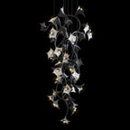 Monochrome Manta Vine Chandelier
