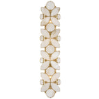 Ripple Alabaster Wall Sconce by Bling Lighting Studio