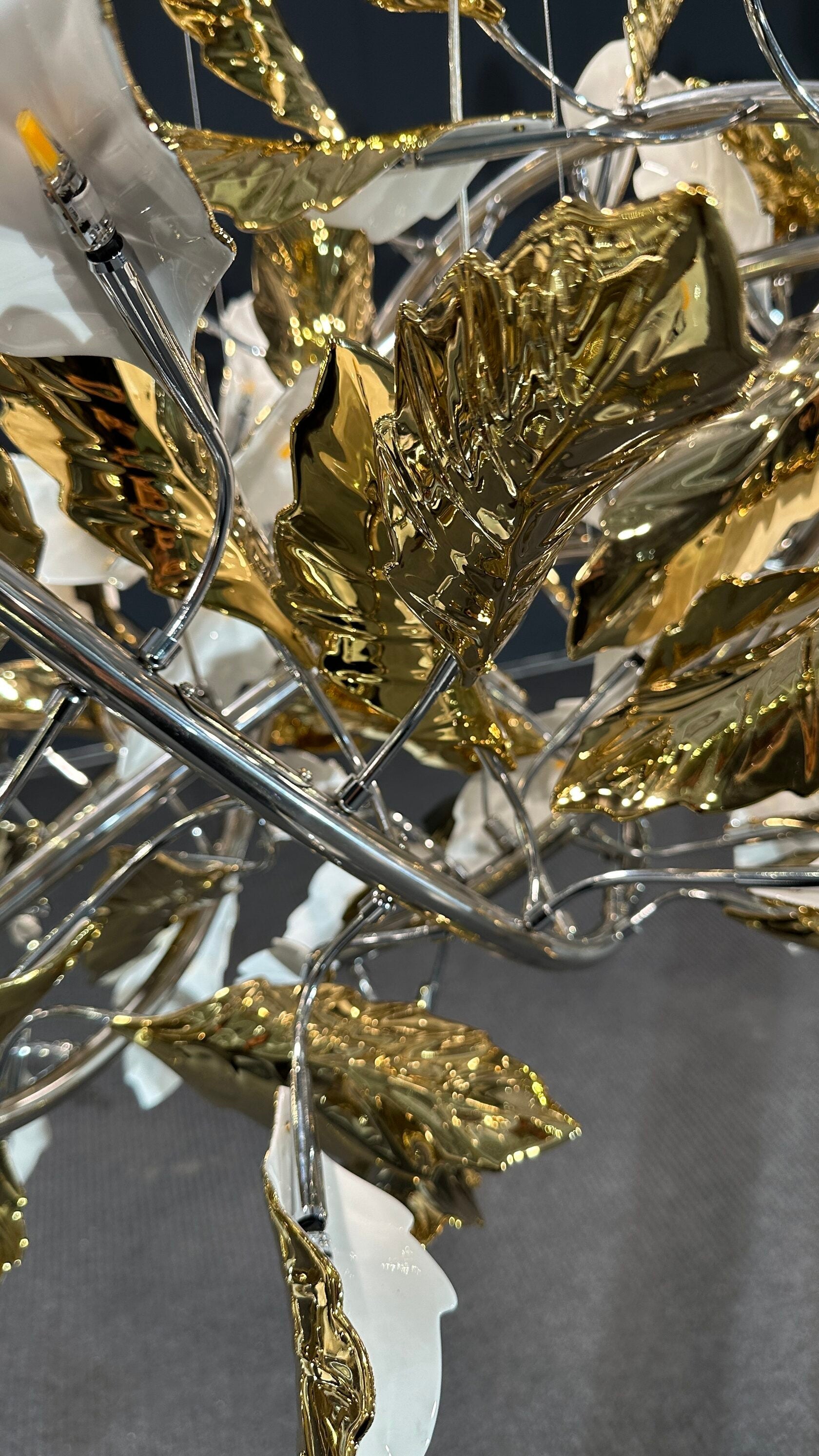 Clear Loop Arcade Chandelier