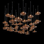 Smoke Saucer Drift Chandelier