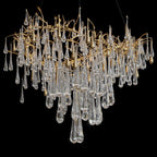 Olive Leaf Rain Chandelier