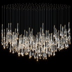 Crystal Teardrop Rain Chandelier