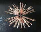 Murano Chandelier | 50 Pink Sputnik detail by Bling Lighting Studio