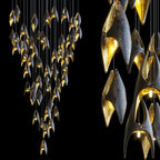 White Bird Orbit Chandelier