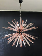 Murano Chandelier | 50 Pink Sputnik by Bling Lighting Studio