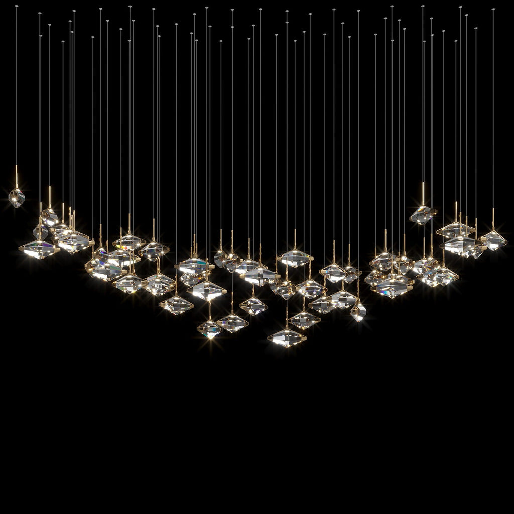 Amber Prism Constellation Chandelier