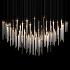 Linear Tube Rain Chandelier