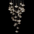 Amber Prism Constellation Chandelier