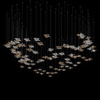 Crystal Arrow Rain Chandelier