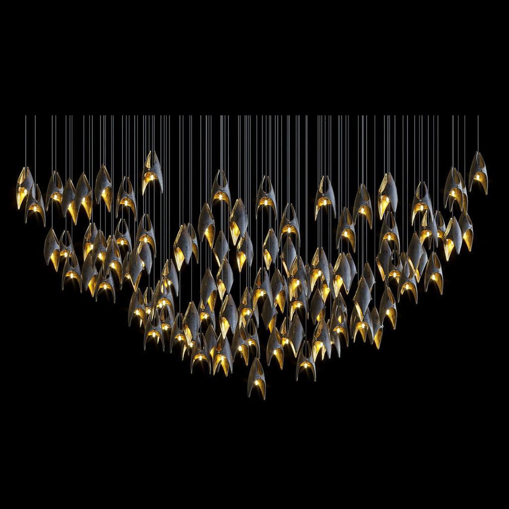 White Bird Orbit Chandelier