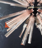 Murano Chandelier | 50 Pink Sputnik detail by Bling Lighting Studio