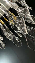 Crystal Teardrop Rain Chandelier