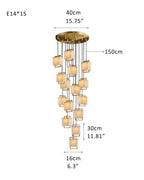 Elegant Cluster Alabaster Dome Suspension Light Lacquered Burnished Brass for hallway