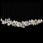 Ivory Petal Cascade Chandelier