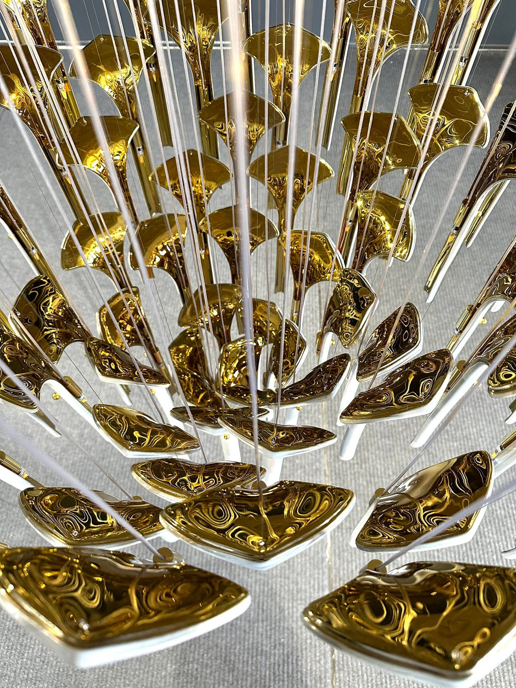 Crystal Calla Reed Chandelier