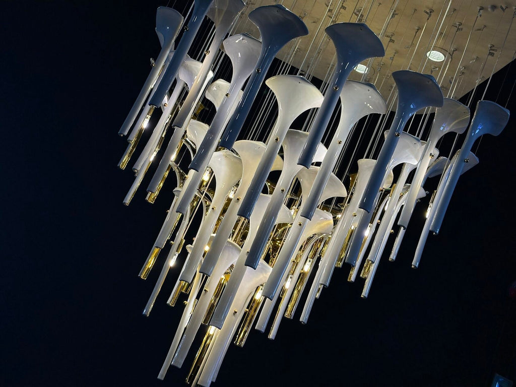 Crystal Calla Reed Chandelier