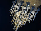 Crystal Calla Reed Chandelier