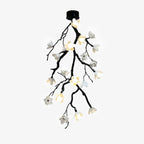 Large Long Branch Flower Chandelier by Bling Lighting Studio