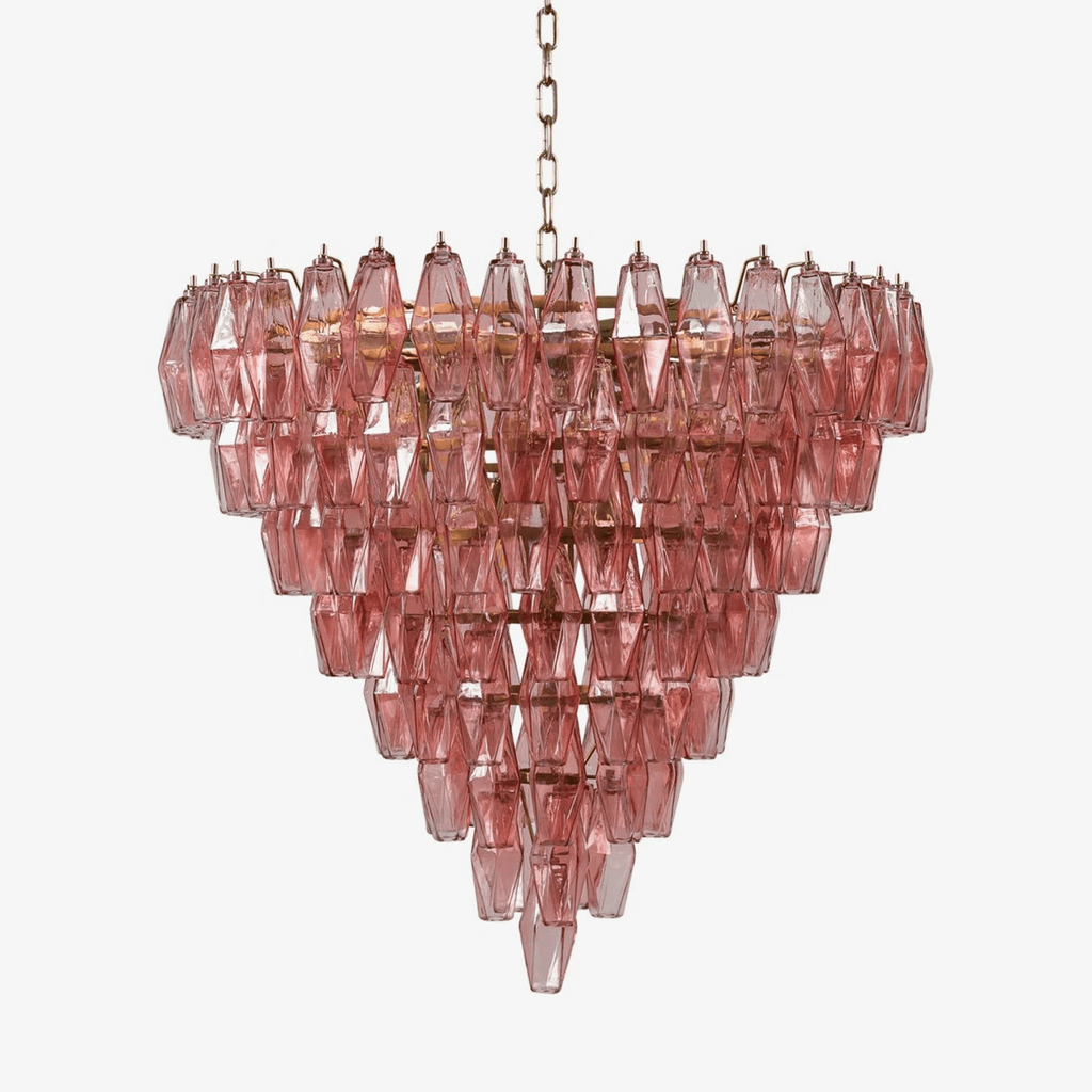 Asti Glass Chandelier Glass lighting by Bling Lighting Studio