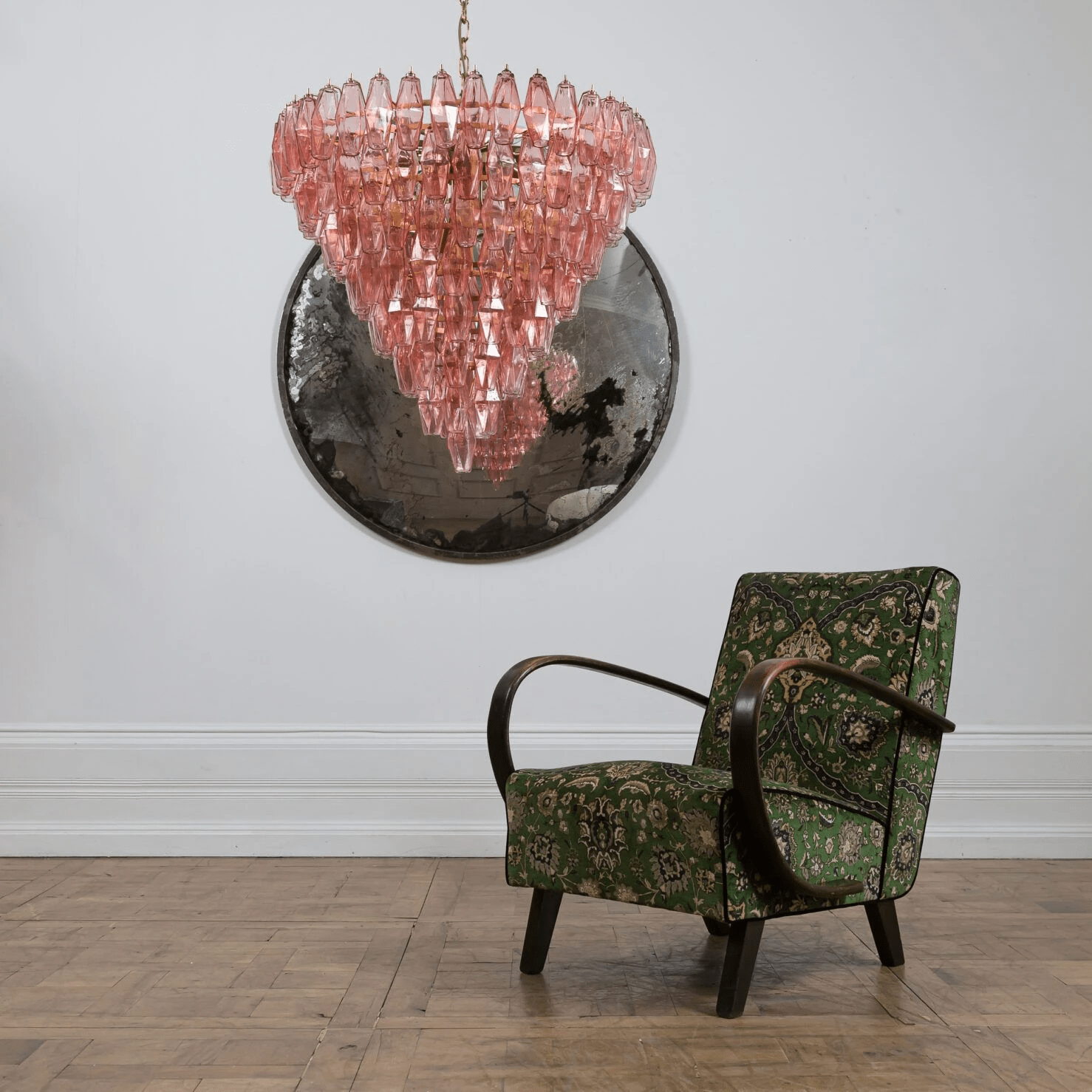 Asti Glass Chandelier Glass lighting by Bling Lighting Studio